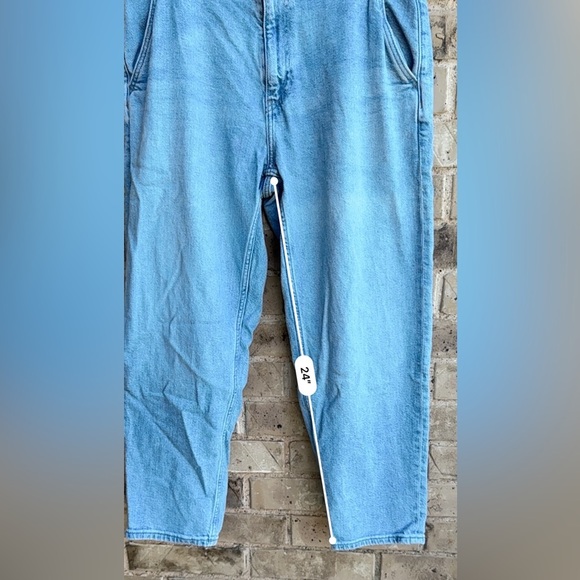 Uniqlo 64 Blue Women's Wide Straight Jeans 32 inch - Picture 9 of 11